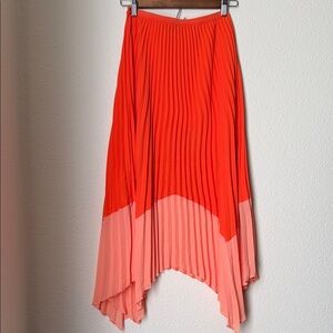French Connection  Ali Light Neon Pleated Skirt